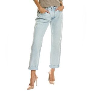 RAG & BONE RISA MID RISE BOYFRIEND JEANS Button Fly Mid-Rise Raw Cuff He…